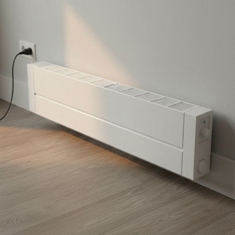Baseboard Heater Installation detail